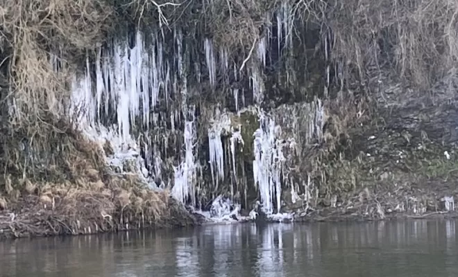 Cascade sur le Tarn près de Compeyre